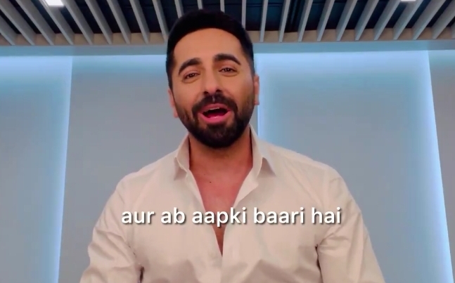 Ayushmann Khurrana appeals to the Maharashtra voters to exercise their right to vote! 