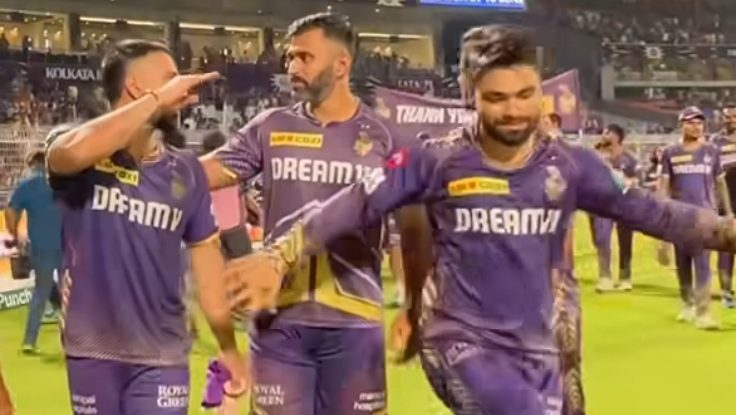 Cricketers dance on Allu Arjun’s steps on ‘Pushpa Pushpa’ song!