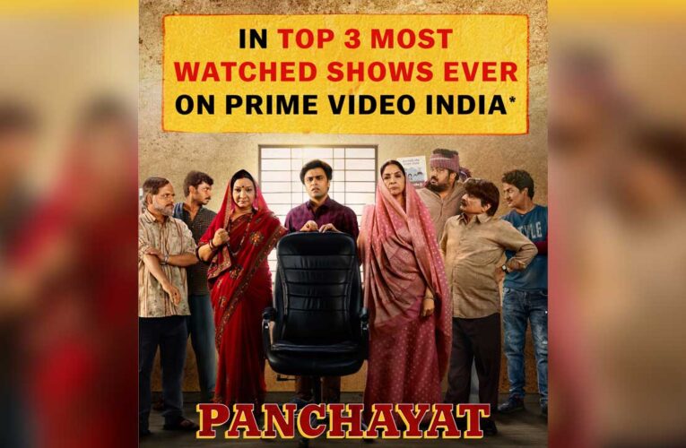 Panchayat Season 3 becomes the ‘Top 3 Most-Watched Indian Originals’ on Prime Video!