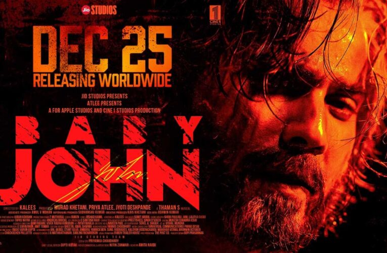 Poster of ‘Baby John,’ biggest action entertainer of the year, out!