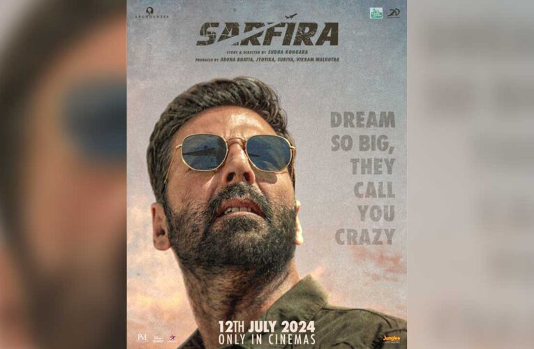 Akshay Kumar’s ‘Sarfira’ delves into the dynamic world of start-ups and aviation, poster out!