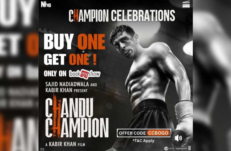 The makers of ‘Chandu Champion’ announce Buy 1 Get 1 free ticket offer!