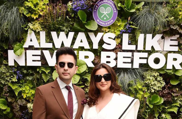 Parineeti Chopra and Raghav Chadha made a stylish appearance at the Wimbledon Finals!