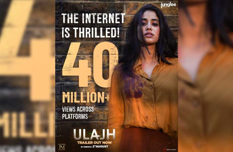 Janhvi Kapoor is elated as ‘Ulajh’ trailer gets 40M+ views and positive comments!