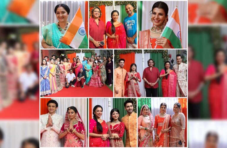 The Cast of Anupamaa and Yeh Rishta Kya Kehlata Hai celebrate Independence Day!