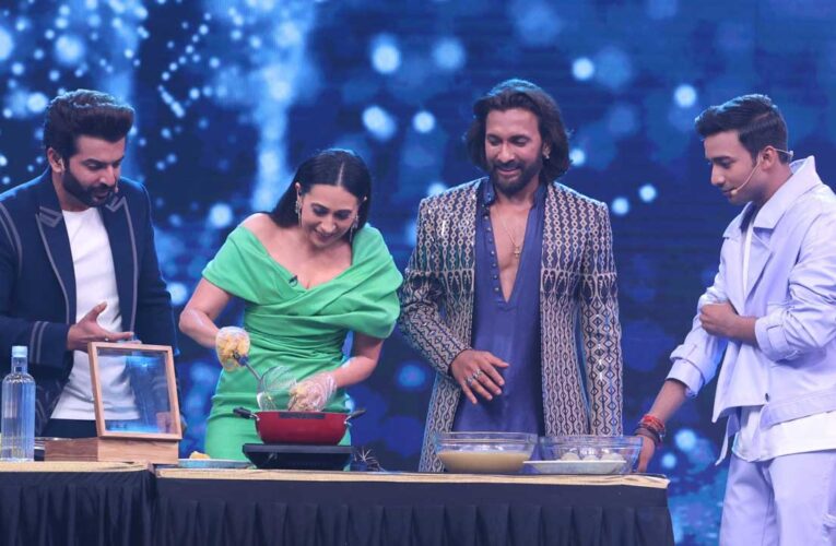 On ‘IBD4’s sets Karisma Kapoor and Remo D’Souza make Vada Pav for all!