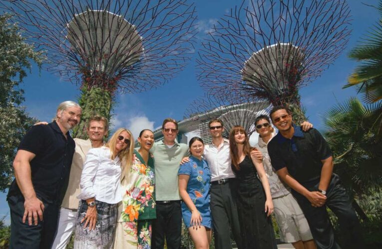 The cast and creators of ‘The Lord of the Rings’ visit ‘Gardens by the Bay’, Singapore!