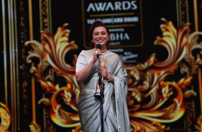 Rani Mukerji wins the Best Actress of the Year Award for Mrs Chatterjee vs Norway at IIFA!