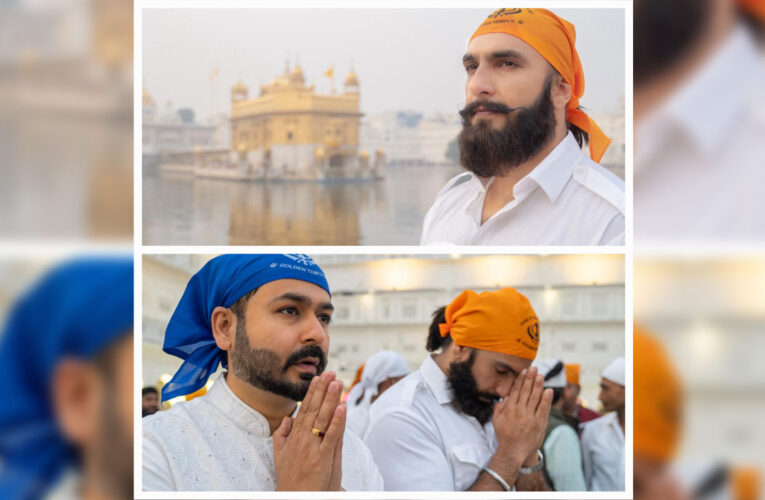 Ranveer Singh and Aditya Dhar Seek Blessings at The Golden Temple!