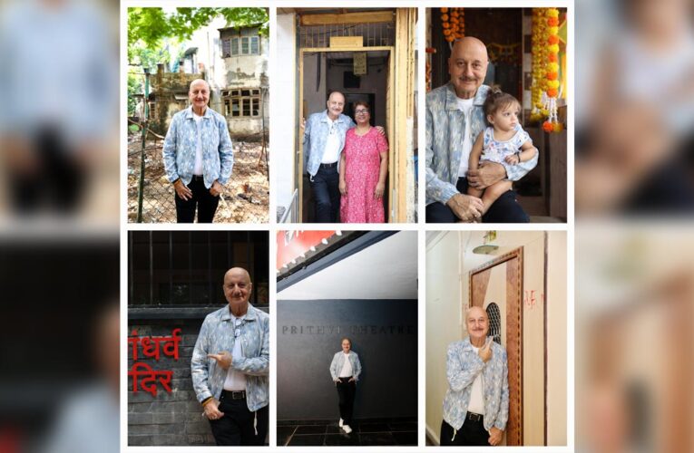 Anupam Kher visits 6 places in Mumbai that shaped him as a human and an actor!