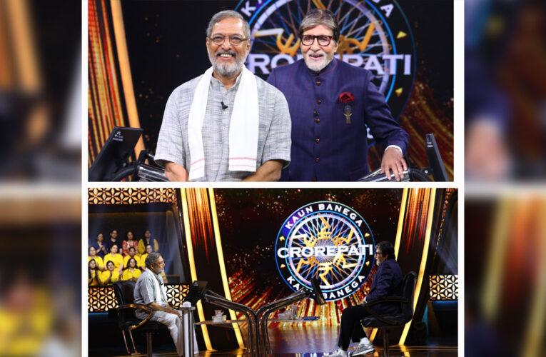 On KBC 16, Nana Patekar interacts with Amitabh Bachchan!