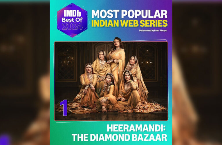 In the IMDb list, ‘Heeramandi: The Diamond Bazaar’ is the #1 in the Top 10 Most Popular Indian Web Series of 2024!