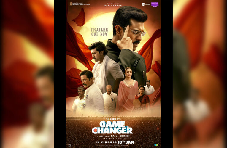 The Trailer of ‘Game Changer’ starring Ram Charan and Kiara Advani, droped at Hyderabad!