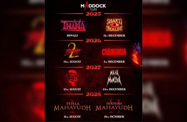 Maddock Films has 8 Theatrical Blockbusters in the Pipeline!